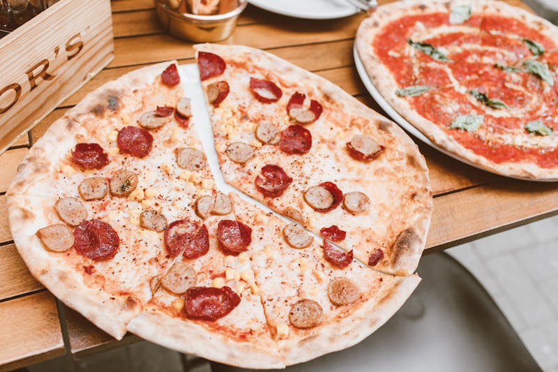 Green Lantern Special pizza with premium toppings